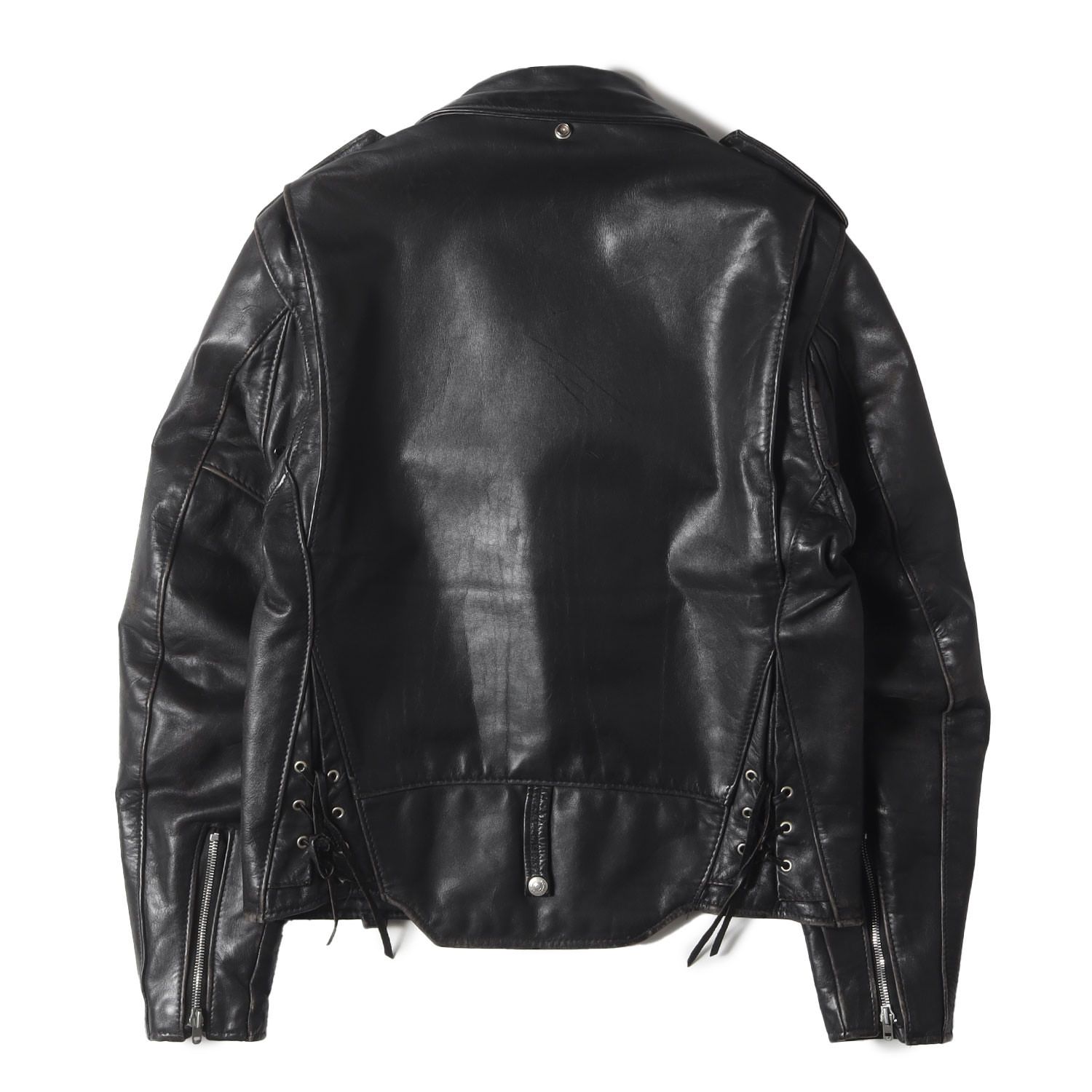 美品/ボアライナー付き】SCHOTT ショット レザージャケット 黒 38 