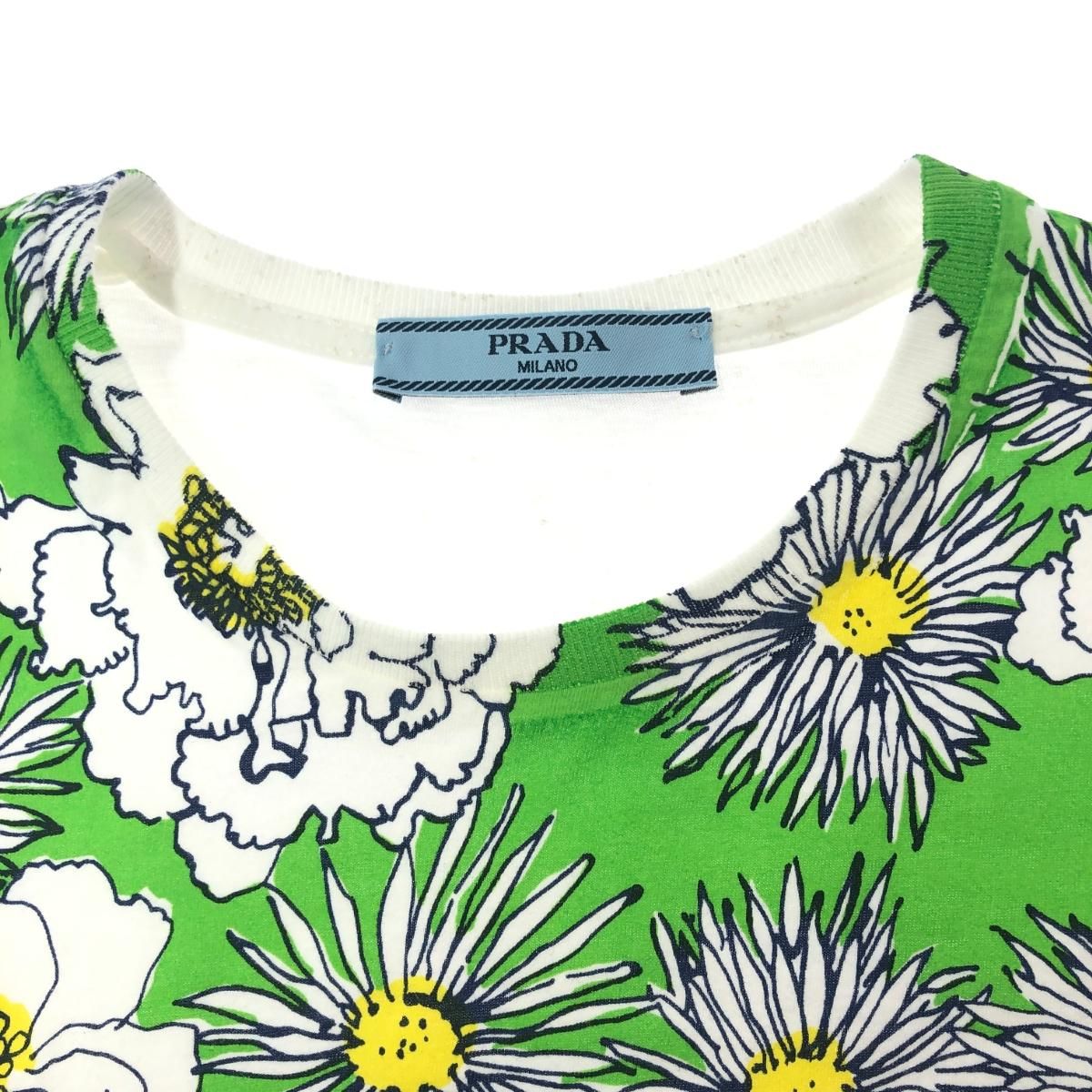 PRADA プラダ 花柄半袖カットソー サイズ:表示タグなし Tシャツ 21SS 