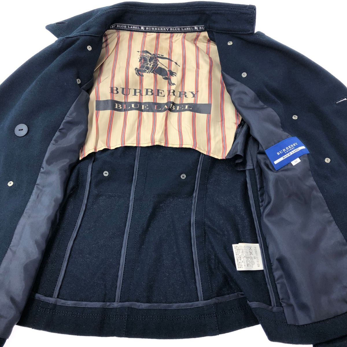 BURBERRY BLUE LABEL バーバリーブルーレーベル ジャケット サイズ:38