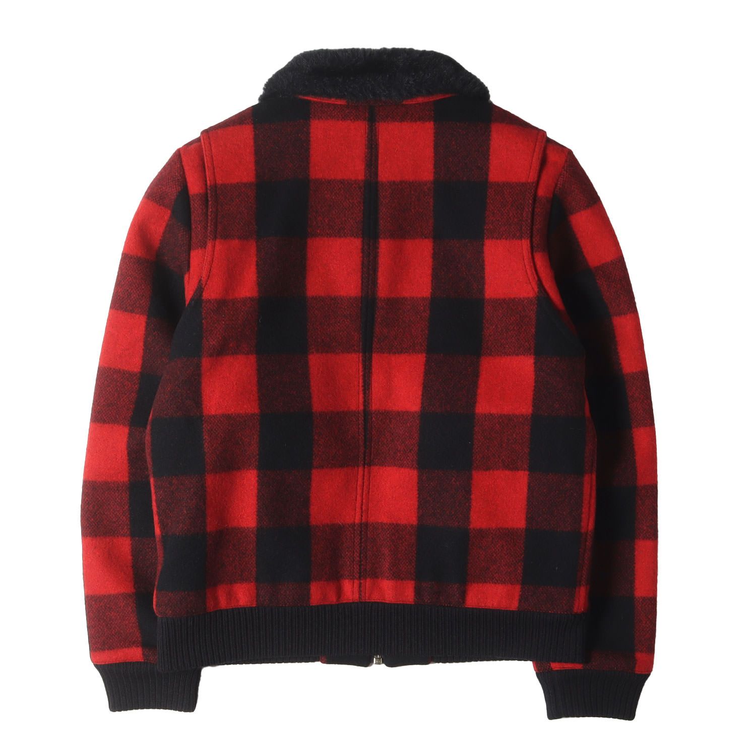 Schott ショット ジャケット レッド×ブラック S相当 | Macknight