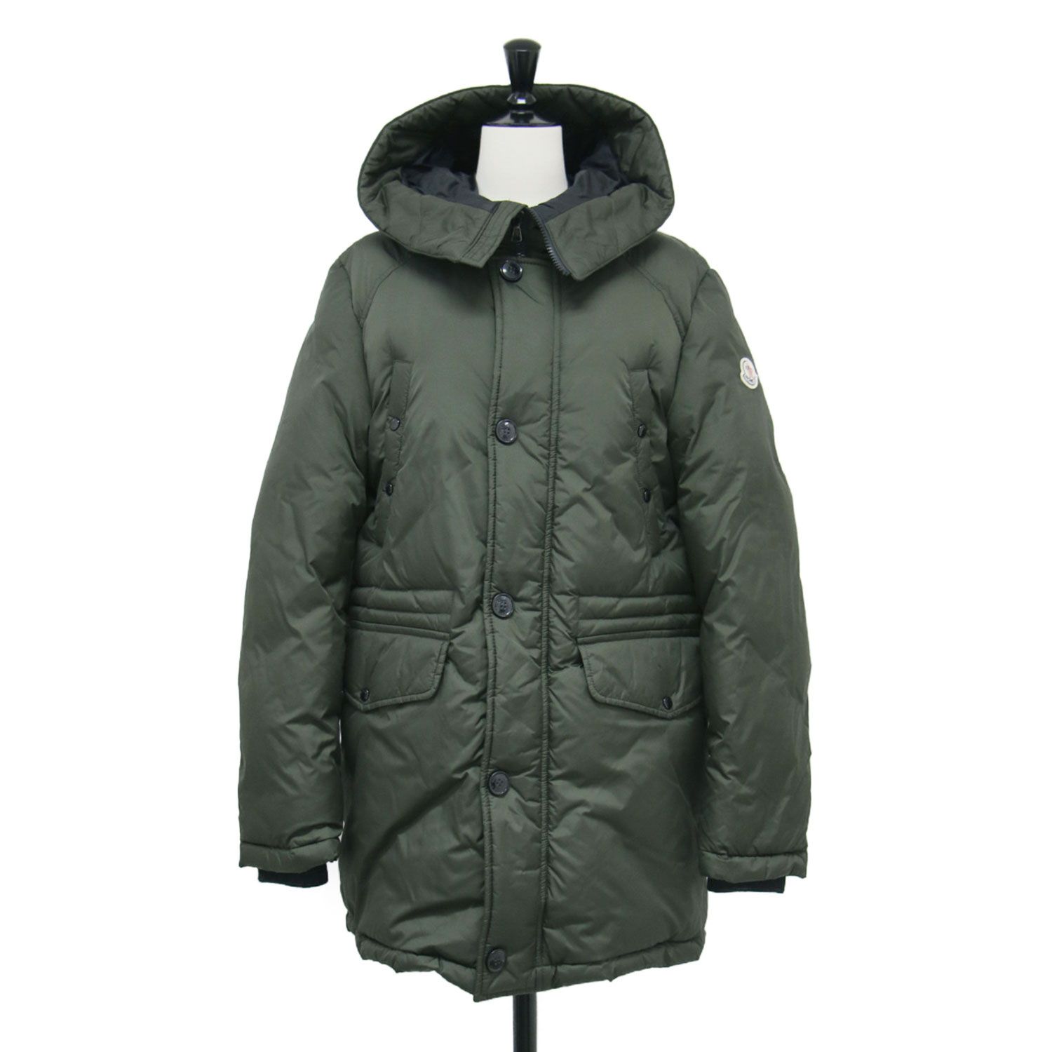 MONCLER モンクレール コート カーキ サイズ:14A(S) | フード付き