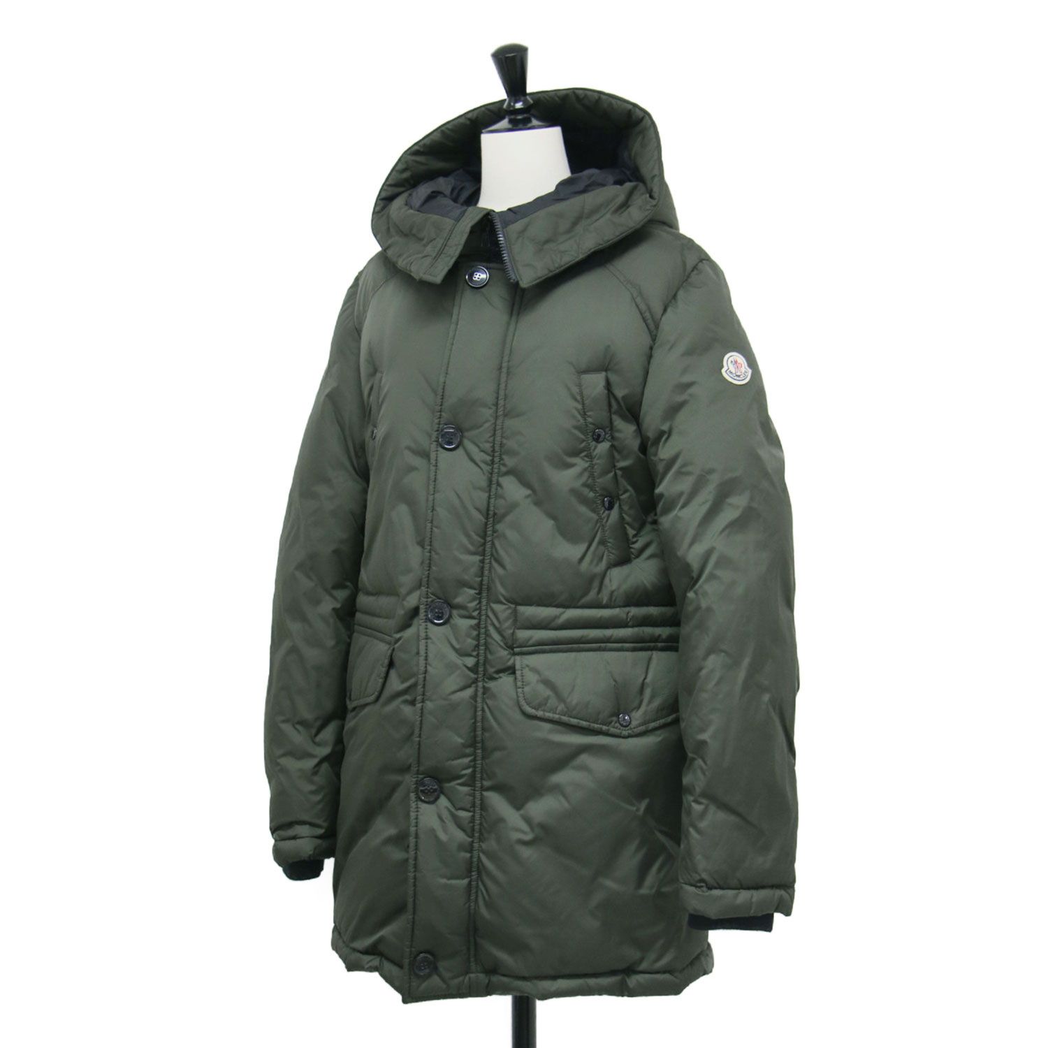 MONCLER モンクレール コート カーキ サイズ:14A(S) | フード付き