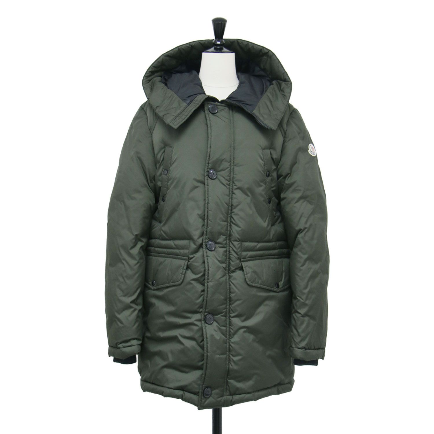 MONCLER モンクレール コート カーキ サイズ:14A(S) | フード付き