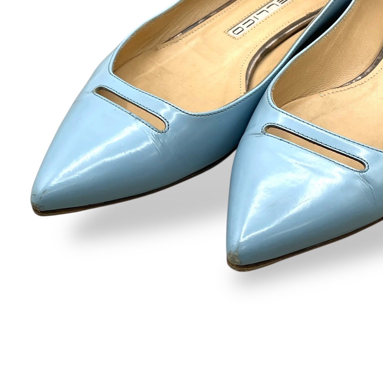 良品 PELLICO ペリーコ フラットパンプス アネッリ エナメル パテント