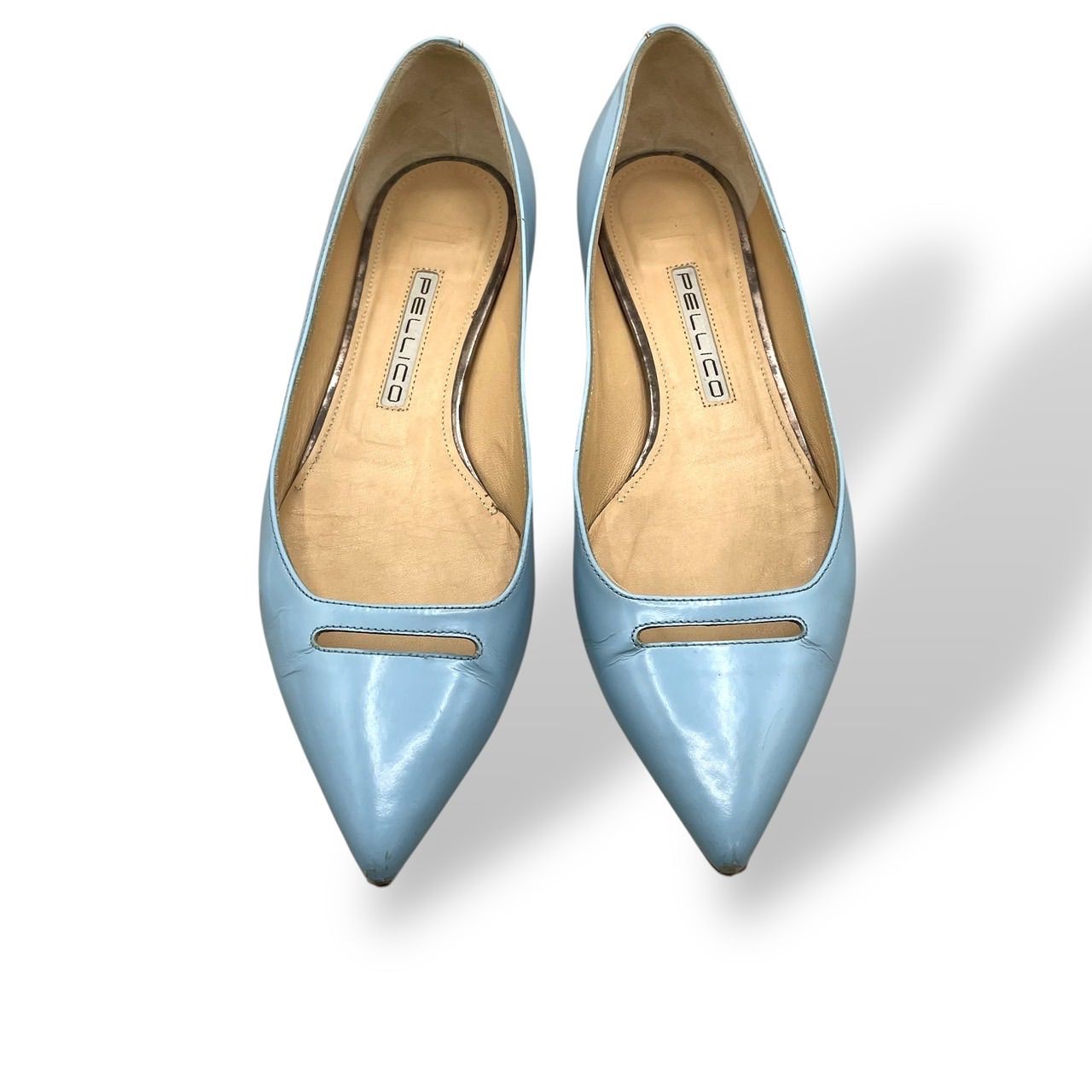 良品 PELLICO ペリーコ フラットパンプス アネッリ エナメル パテント