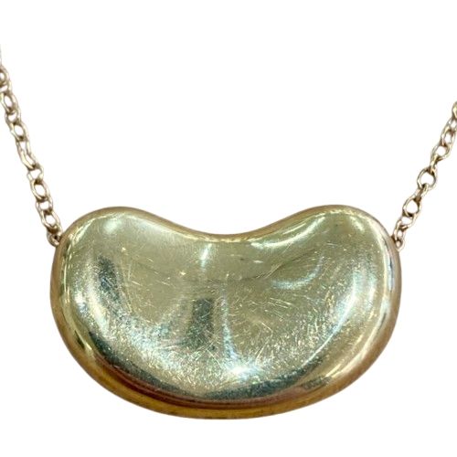 ♪ティファニー Tiffany & Co. 750 ビーン ネックレス ペンダント K18