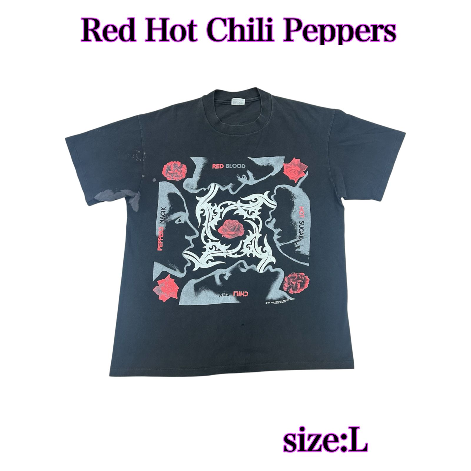 【希少Lサイズ】ヴィンテージ/used レッチリ バンドTシャツ 90's 希少Lサイズ】ヴィンテージ/used レッチリ バンドTシャツ 90's 楽天