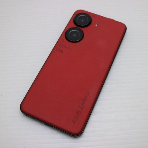 美品 Zenfone 9 128GB サンセットレッド SIMフリー スマホ ASUS 即日