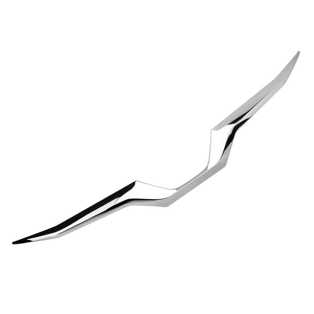 トヨタ 新型 ライズ 200系 フロント エンブレム ガーニッシュ グリル上 外装 RAIZE クロームメッキ 鏡面仕上げ パーツ エアロ 1P