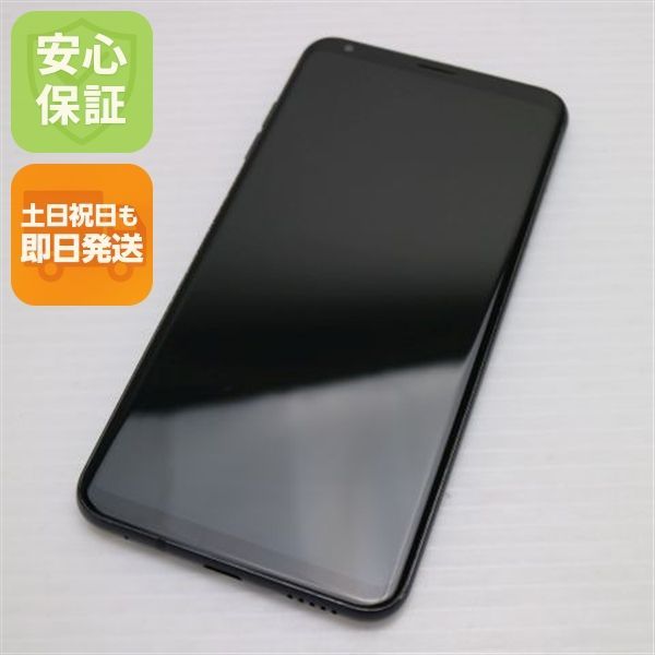超美品 L-01K V30+ ブラック スマホ 即日発送 スマホ 白ロム DoCoMo LG