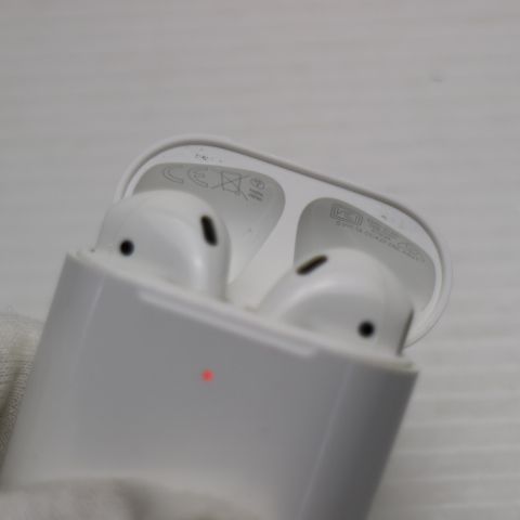 超美品 Airpods 第2世代 ホワイト 即日発送 Apple 土日祝発送OK 00000