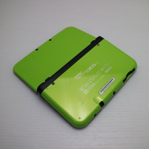 中古 Newニンテンドー3DS LL ライム×ブラック 即日発送 game 任天堂