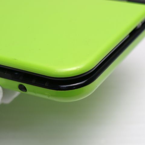 中古 Newニンテンドー3DS LL ライム×ブラック 即日発送 game 任天堂