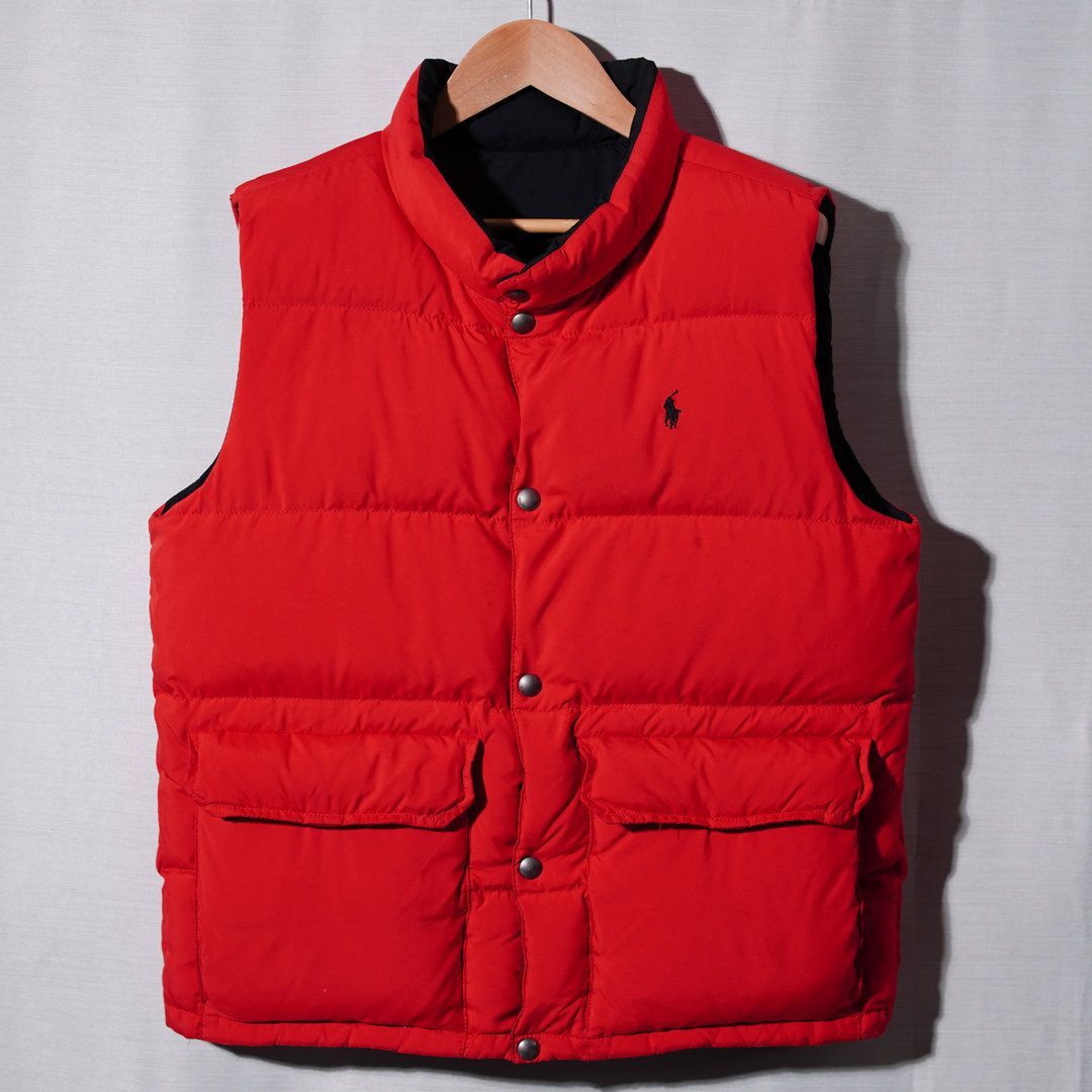 ポロラルフローレン Polo by Ralph Lauren リバーシブル ダウン ベスト