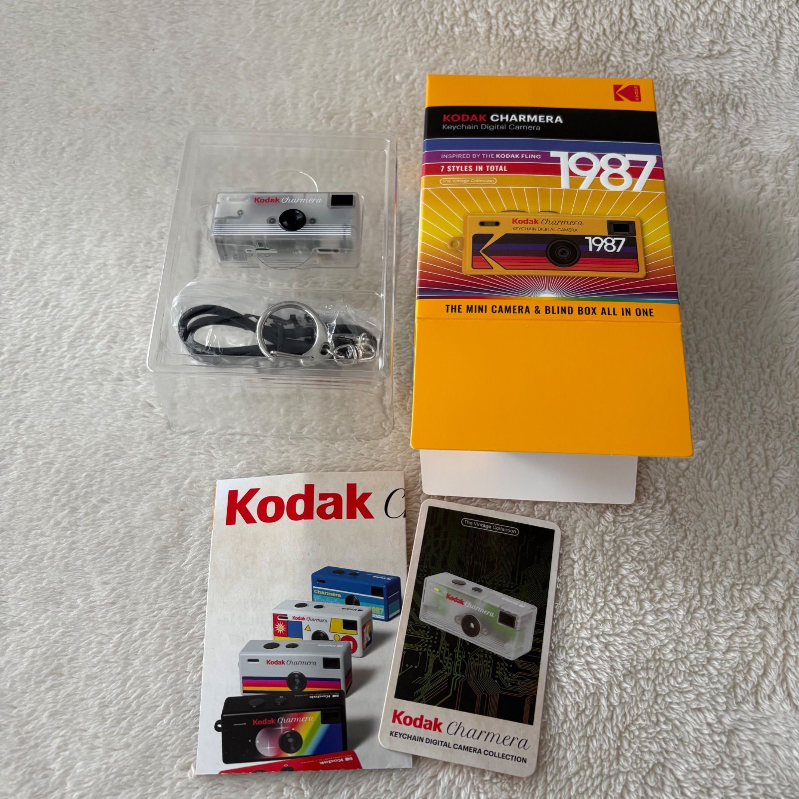Kodak Charmera キーチェーンデジタルカメラ シークレット スケルトン