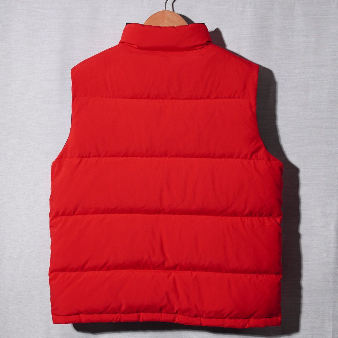 Ralph Lauren ラルフローレン ダウンベスト 刺繍ロゴ レッド 赤ポロ