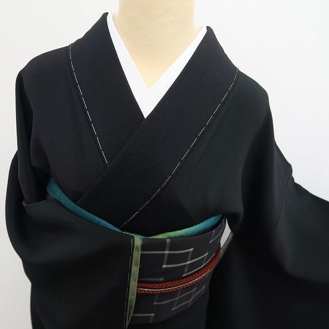 ❁tomihisa❁新品 前田仁仙 落款 草木染 暈し 着物 正絹 仕付け糸付