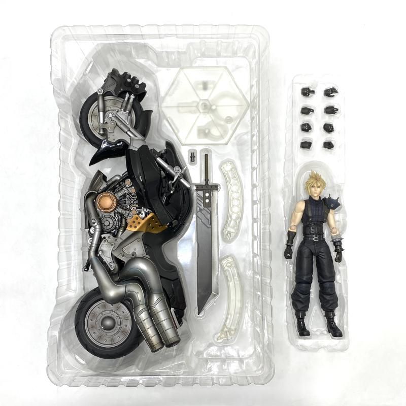 中古】【開封】PLAY ARTS改 クラウド・ストライフ＆ハーディ=デイトナ