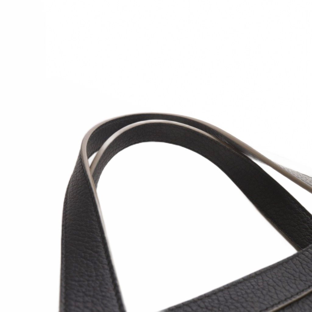 ヨシエイナバ yoshie inaba ハンドバッグ レザー 黒 ブラック - メルカリ