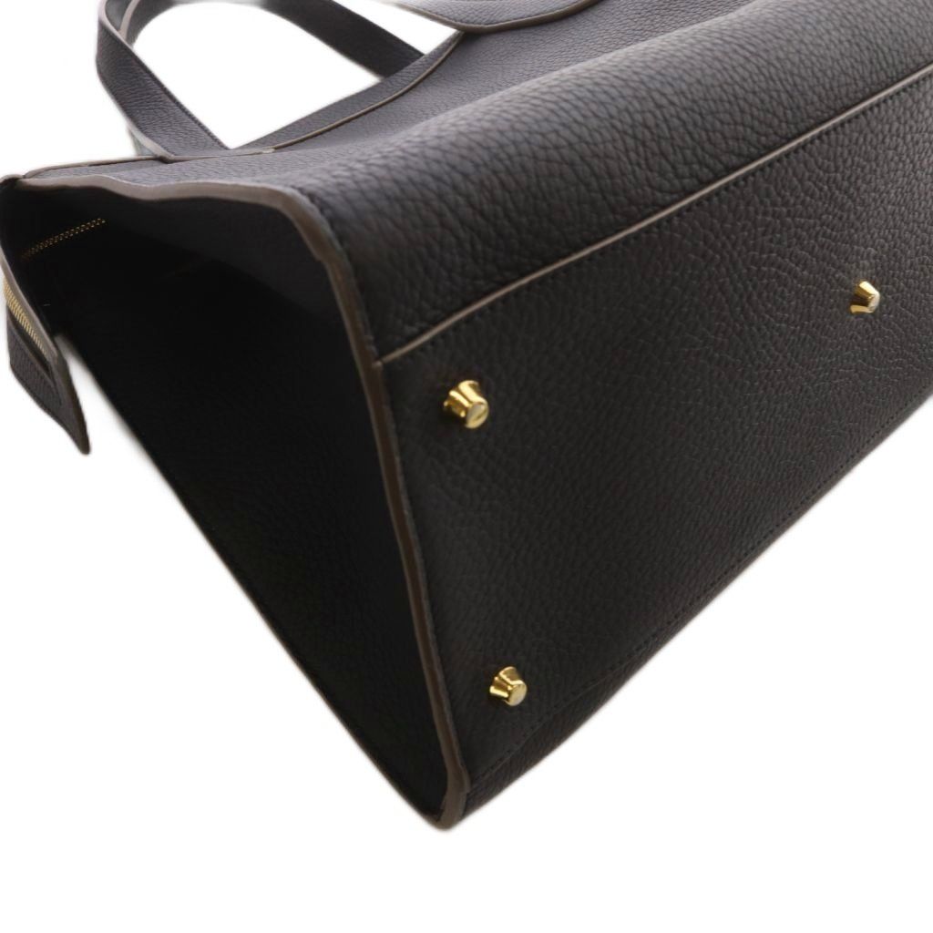 ヨシエイナバ yoshie inaba ハンドバッグ レザー 黒 ブラック - メルカリ