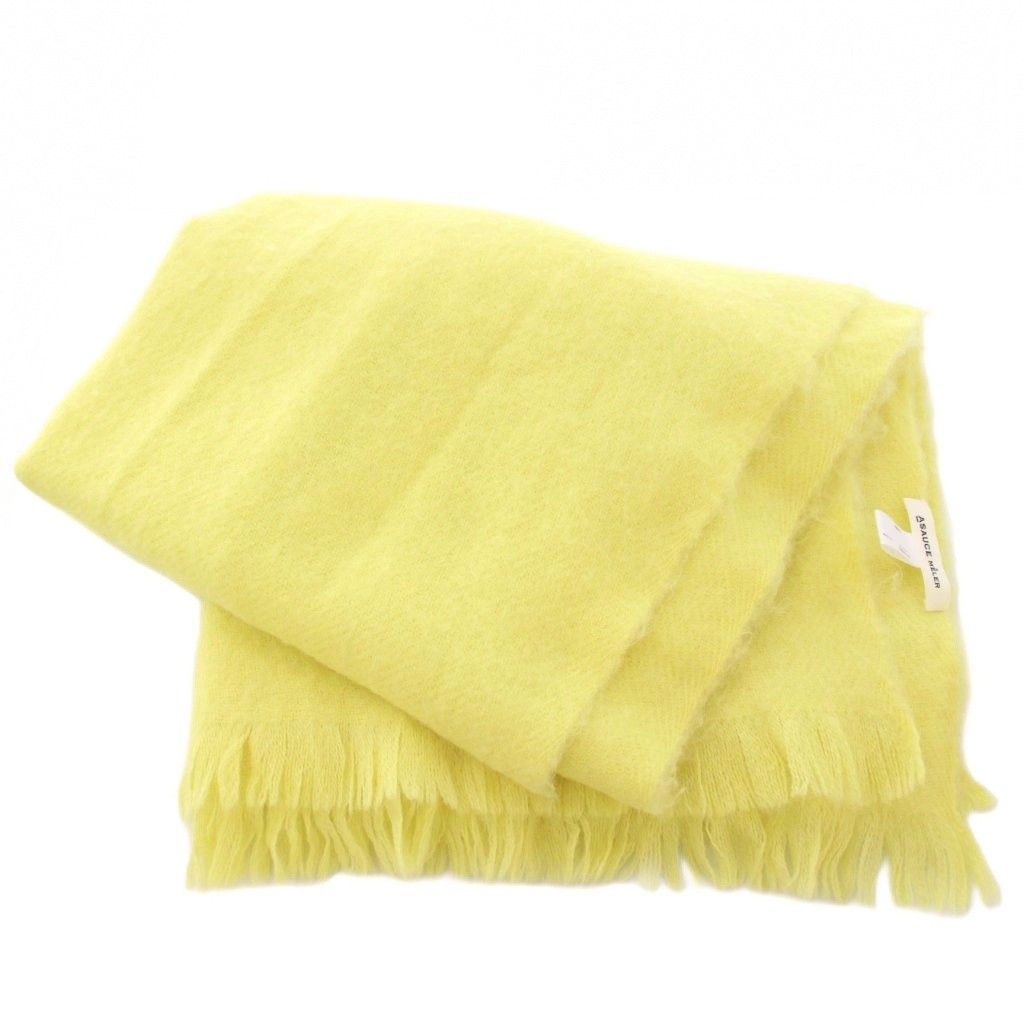 ASAUCE MELER 大判マフラー 中古・古着通販】ASAUCE MELER (アソースメレ) 大判マフラー ミント