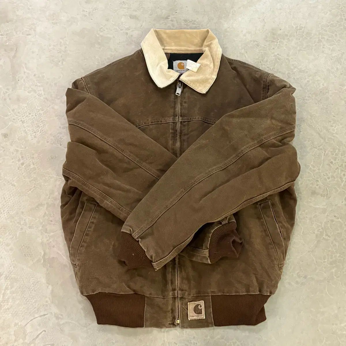 90s USA Carhartt カーハート サンタフェ ジャケット ブラウン CHT