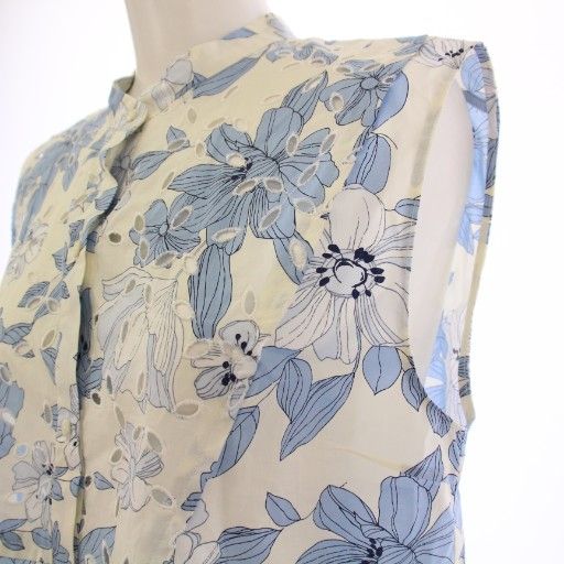 未使用に近い✨トゥモローランドコレクション ブラウス 花柄 24年モデル 36 未使用に近い✨トゥモローランドコレクション ブラウス 花柄 24年
