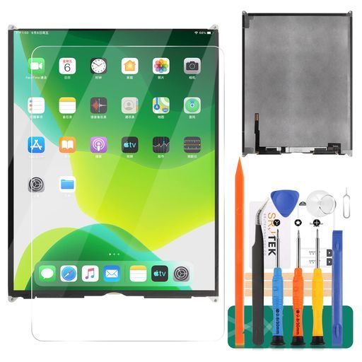 SRJTEKforiPad10.2第7世代2019、ipad第8世代2020、第九世代2021液晶パネル画面交?LCDスクリーンA2197A2200A2198、A2197A2200A2198A2430、A2603A2604