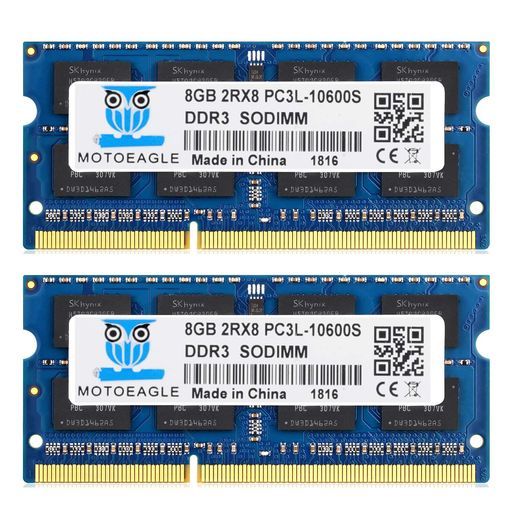 PC3-10600DDR3-1333MHz8GBx2枚ノートPC用メモリ16GBPC3L10600SDDR3L