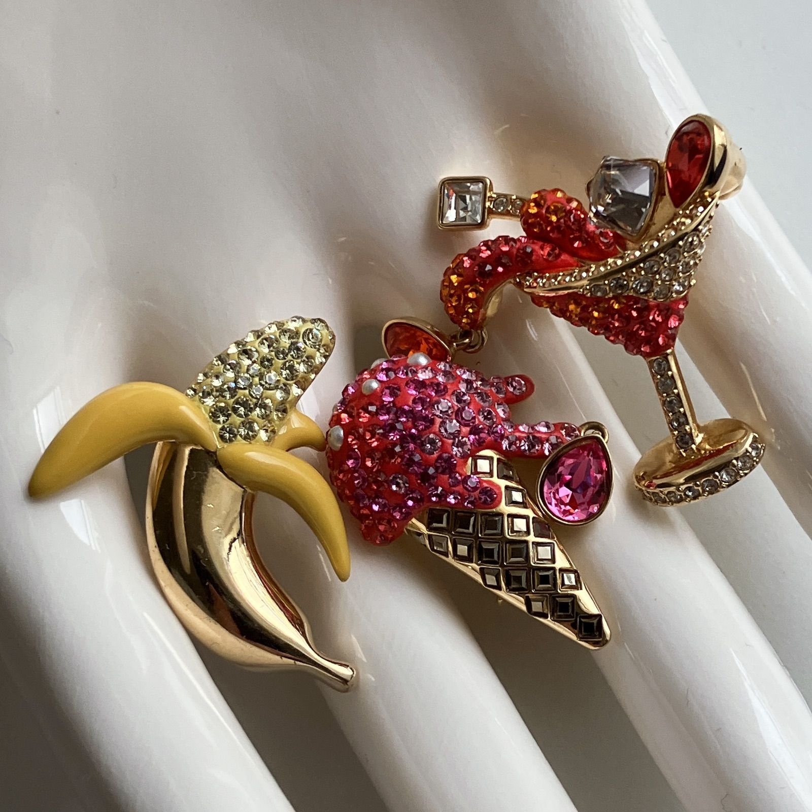 レア‼️】 SWAROVSKI スワロフスキー NO REGRETS BROOCH セット品