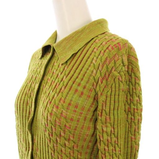 ミッソーニ MISSONI ニットカーディガン 長袖 レギュラーカラー