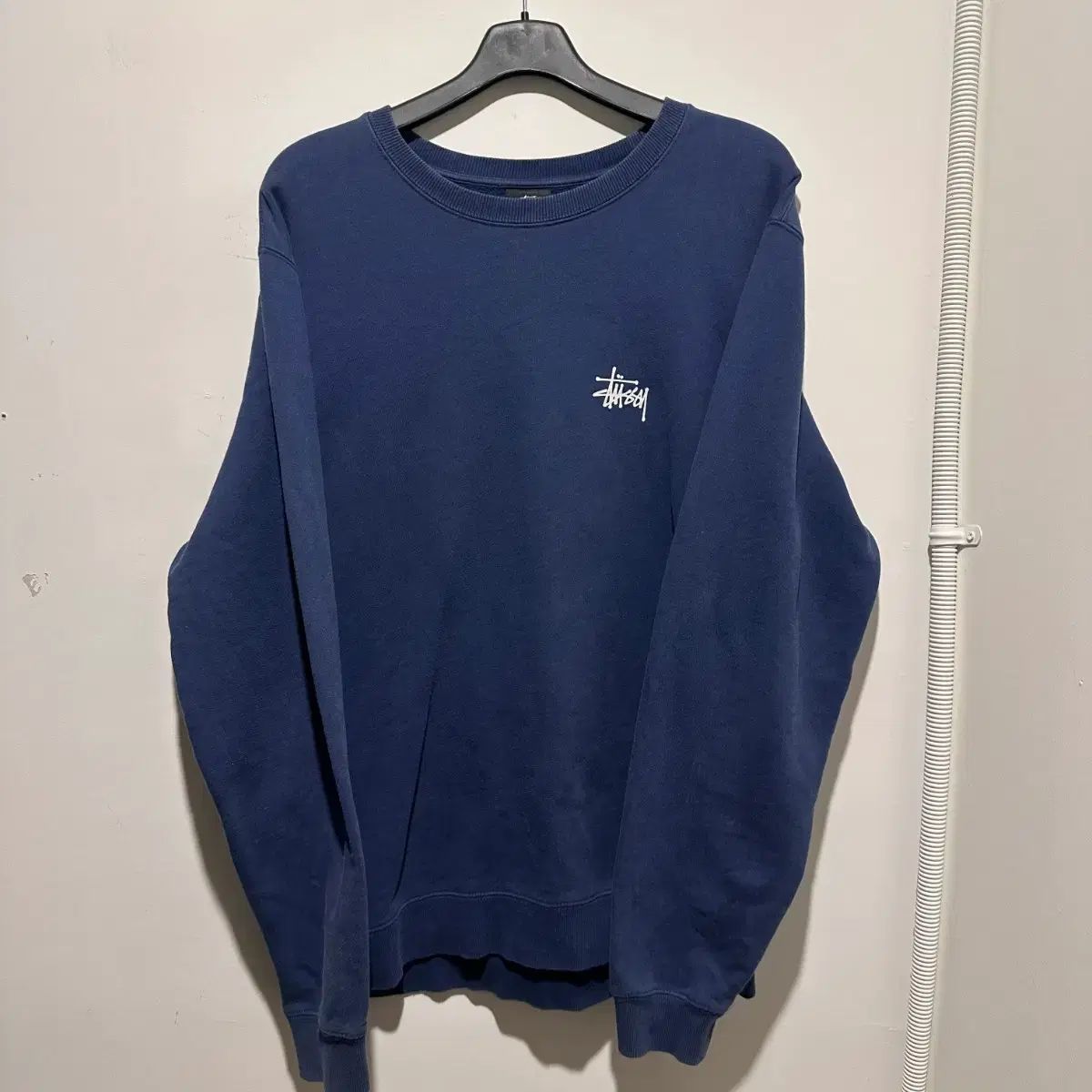 STUSSY ステューシー ネイビー ロゴ スウェット