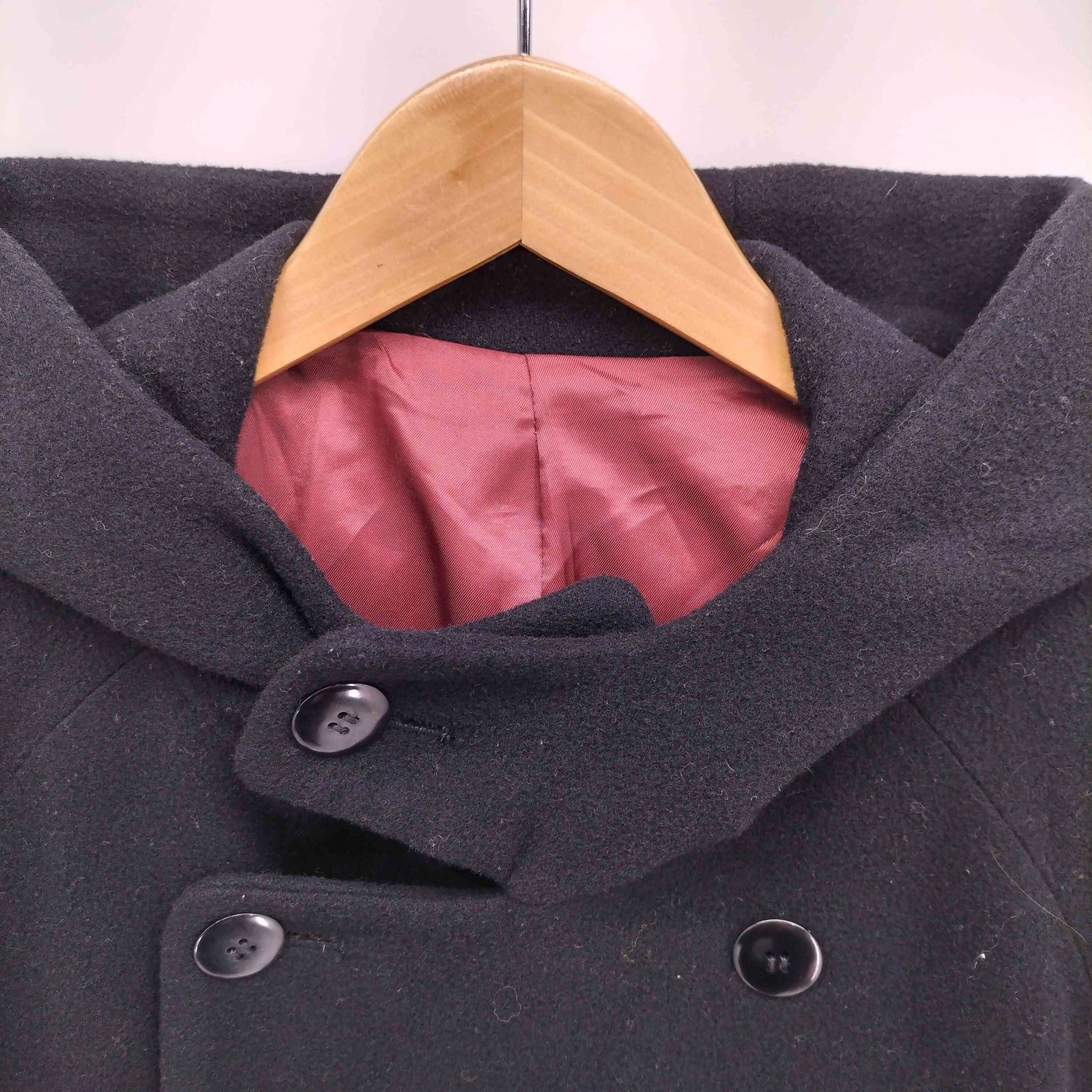 【美品】COMME CA DU MODE コムサデモード Pコート コムサデモード COMME CA DU MODE 90S TETSU 裏地 サテン ウール