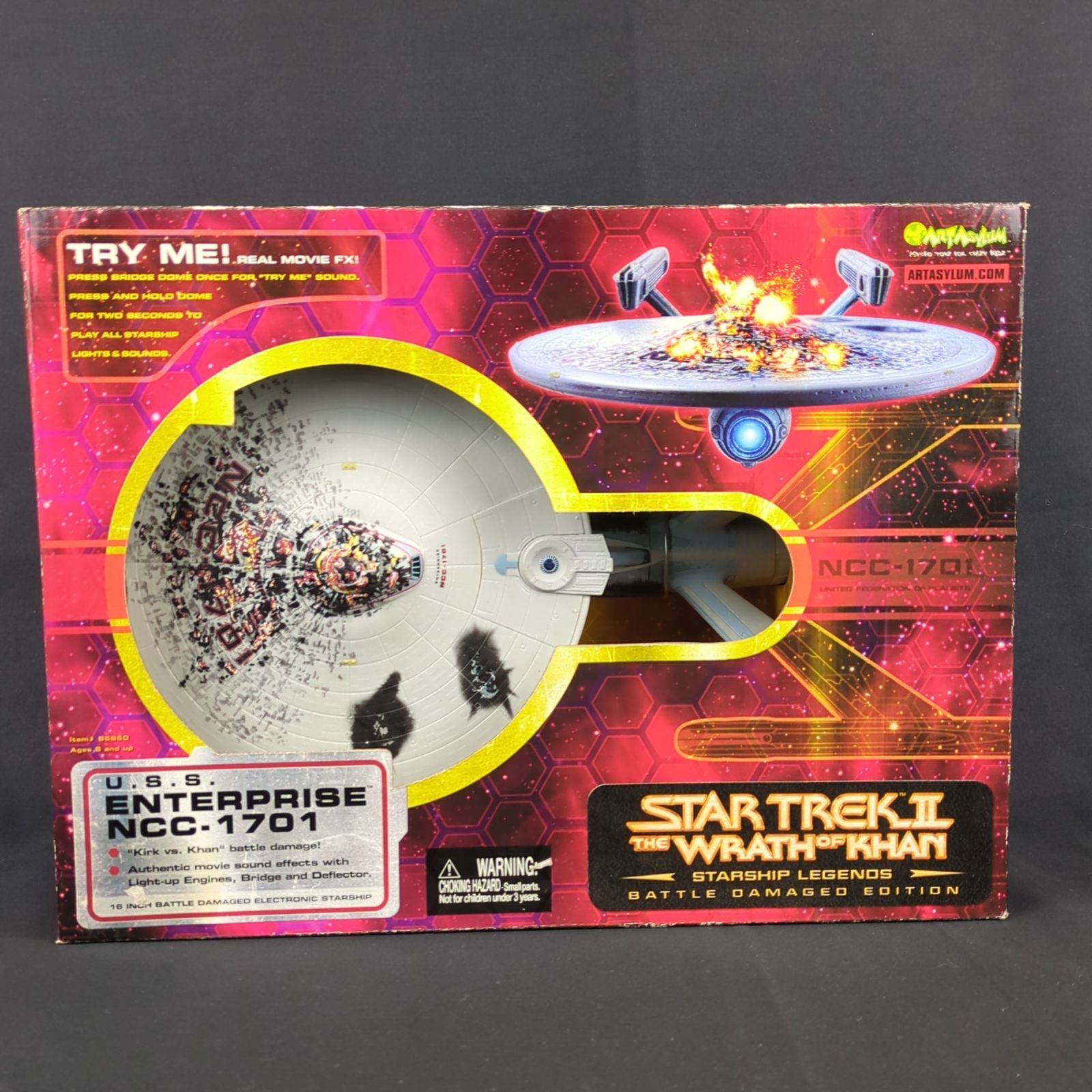 輸入品 品 ヤマト LEGENDS STAR TREK II THE WRATH OF KHAN BATTLE DAMAGED EDITION U S NCC 1701