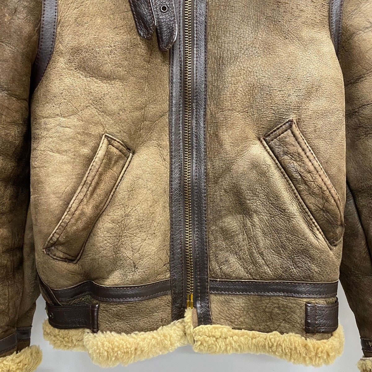 ショット SCHOTT 90's B-3 シープムートン フライトジャケット USA製