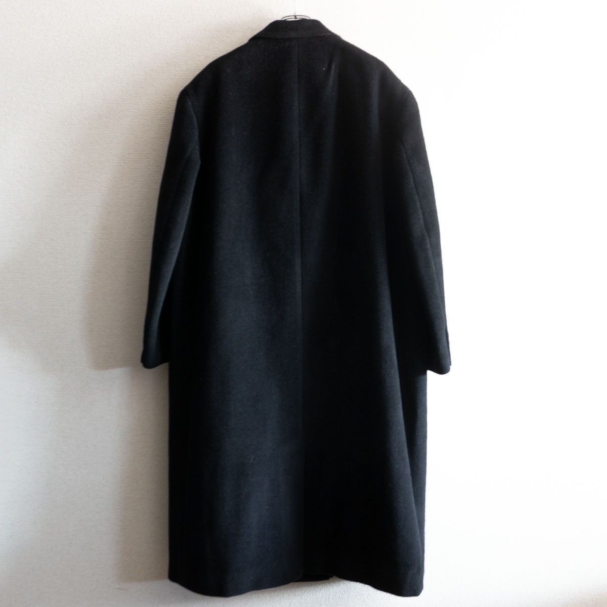 90s/アーカイブ】Y's for men【ダブル チェスター コート】 L ブラック