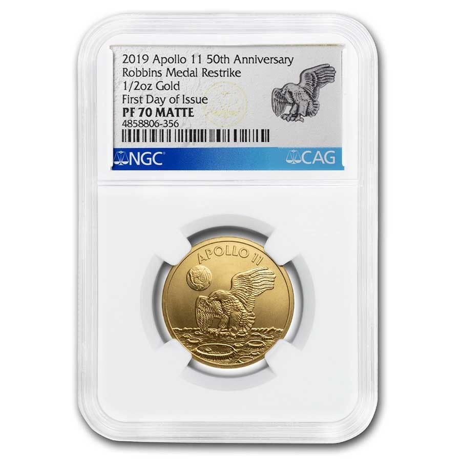★激レア★2019年アポロ11★50周年記念★MS70★銀貨★50c★PCGS ☆激レア☆2019年アポロ11☆50周年記念☆MS70☆銀貨