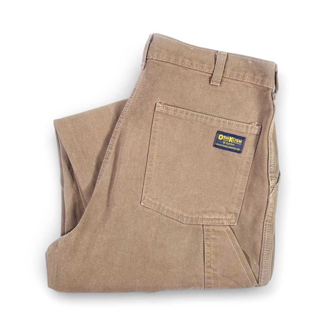 70s オシュコシュ USA製 ヴィンテージ ペインターパンツ ベージュ