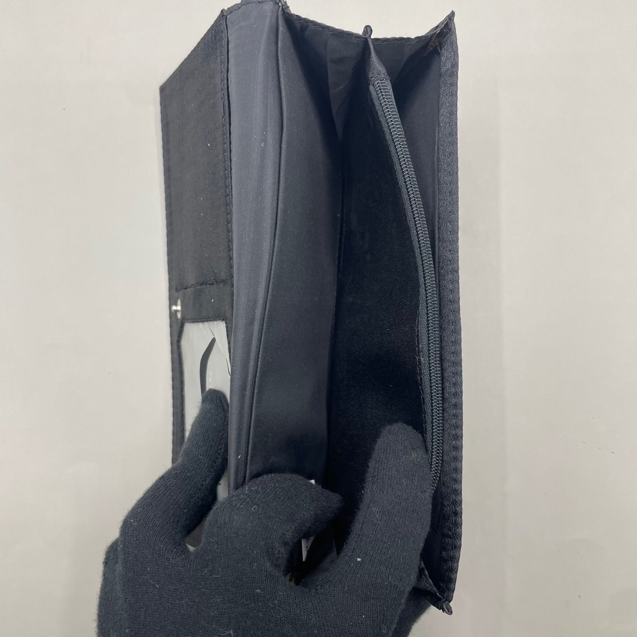 極美品 agnes b. アニエスベー 長財布 ロングウォレット フラップ