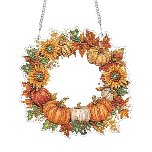 Bimkoleダイヤモンドアートハロウィンハンギングキット-大人のための5D