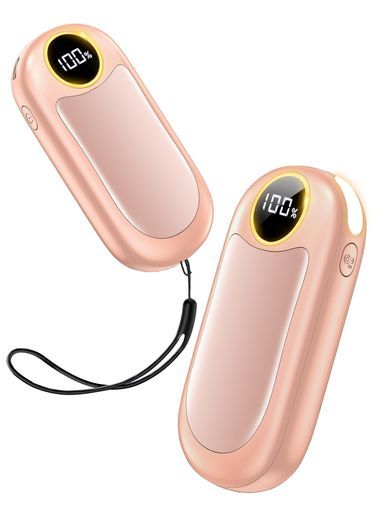 UUZOPI充電式カイロ2個セット1台2役電気カイロ電子かいろ最大40時間 