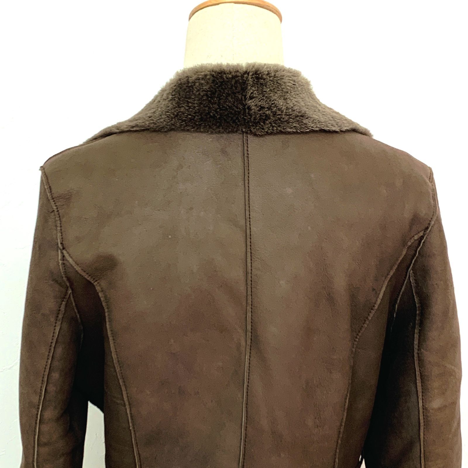 90s 希少 美品 ラムレザー ファーコート ヴィンテージ モード L オンライン 90s 希少 美品 ラムレザー ファーコート ヴィンテージ