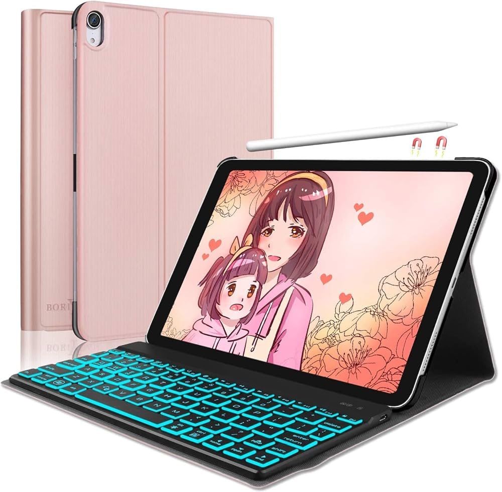 iPad Air 第5世代 A2588/A2589/A2591 用キーボード付きケース、iPad