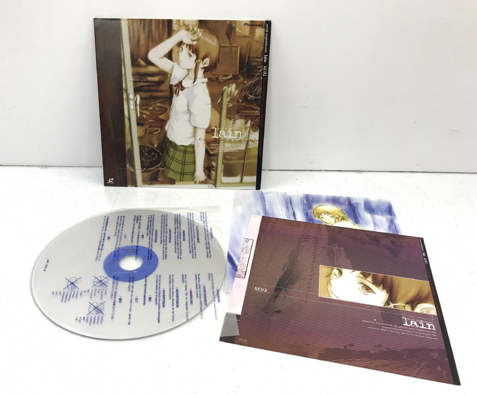 盛岡17-0065】アニメLD serial experiments lain BOX付 全5巻セット