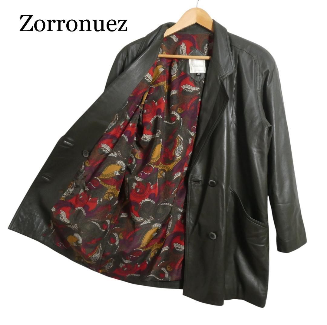 ゾロヌーズ ZORRONUEZ チェスターコート レザージャケット ハーフ 