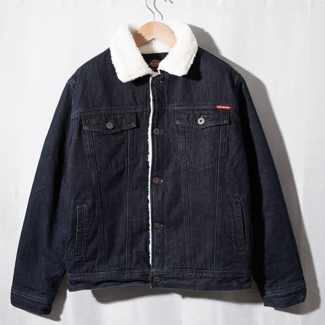 極美品 ディッキーズ Dickies シェルパ デニム ボア ジャケット M 