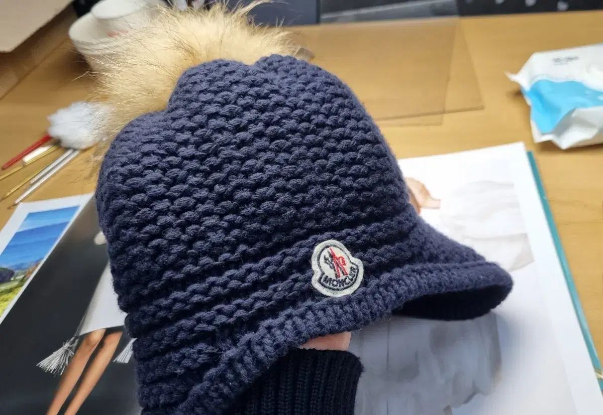正規品 MONCLER モンクレール ニット帽 ファー - メルカリ