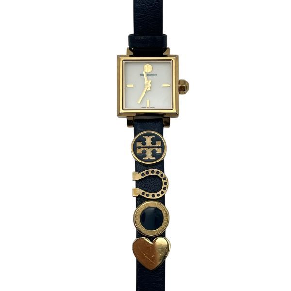 トリーバーチ Tory Burch 腕時計 ホワイト文字盤 クォーツ QZ スクエア