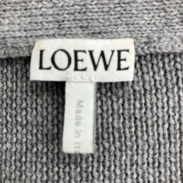○□ ロエベ LOEWE カーディガン 長袖 Vネック ニット トップス ロゴ