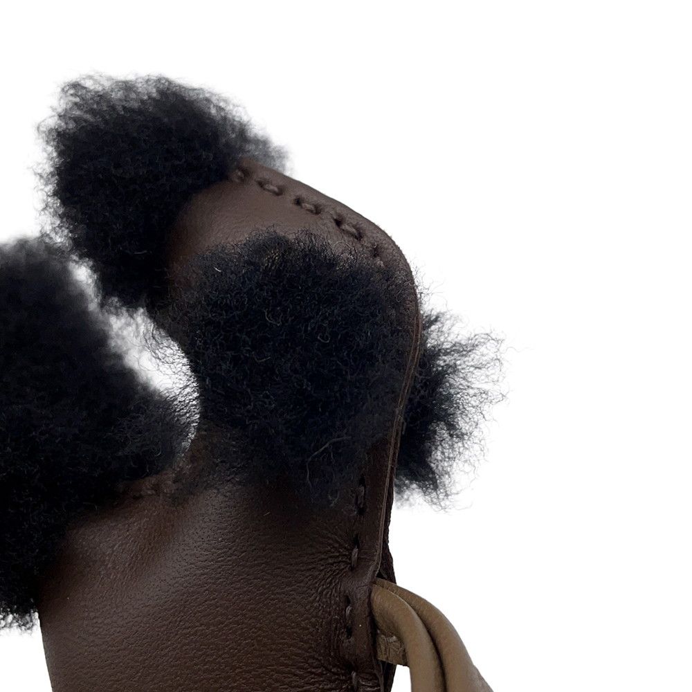 エルメス バッグチャーム バディ ショコラ/ブラック/エトゥープ